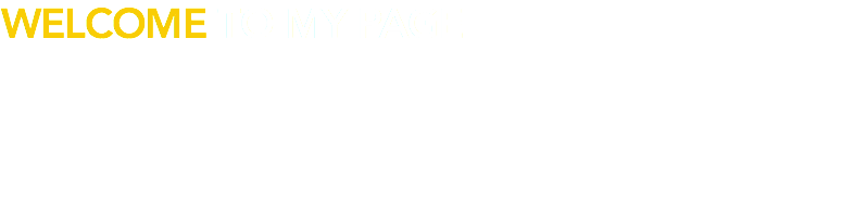 Welcome to my page
